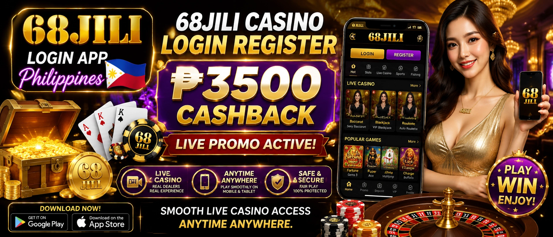 68Jili live casino studio 1