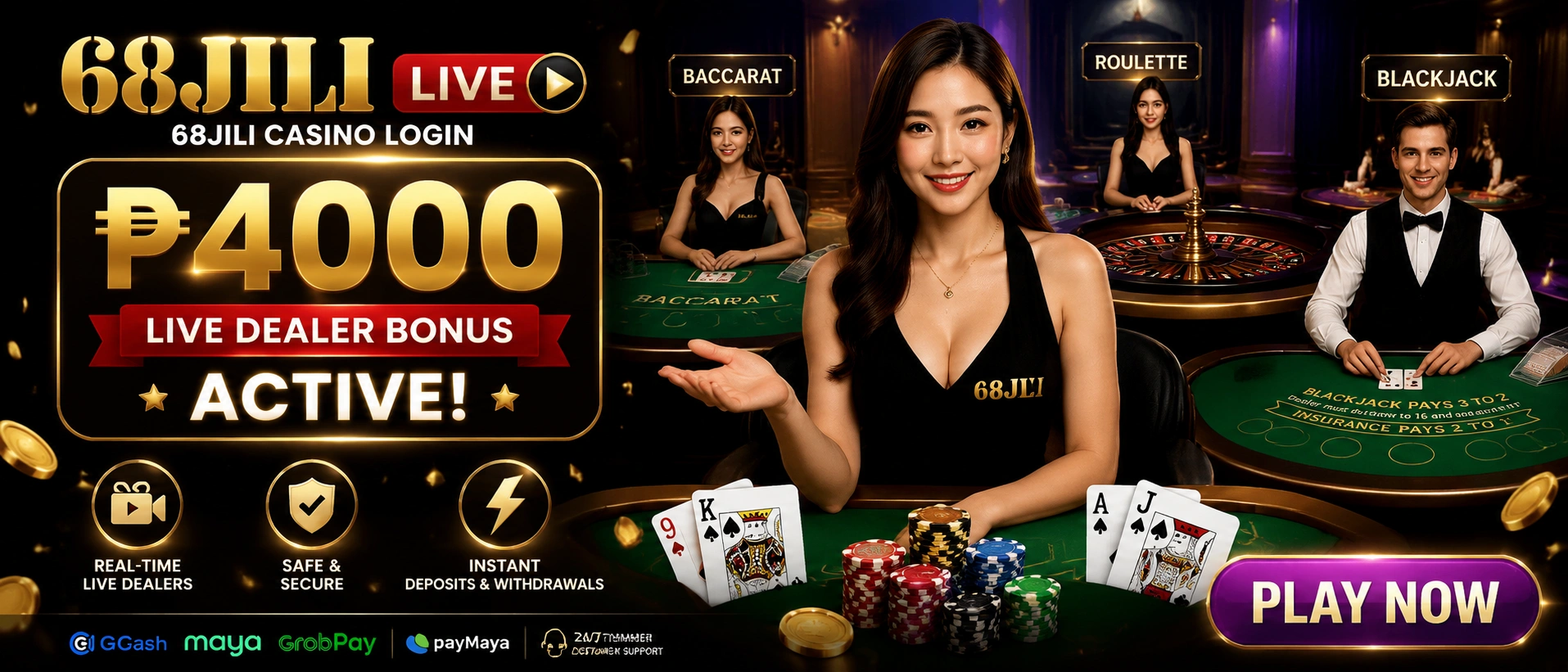 68Jili live casino studio 2